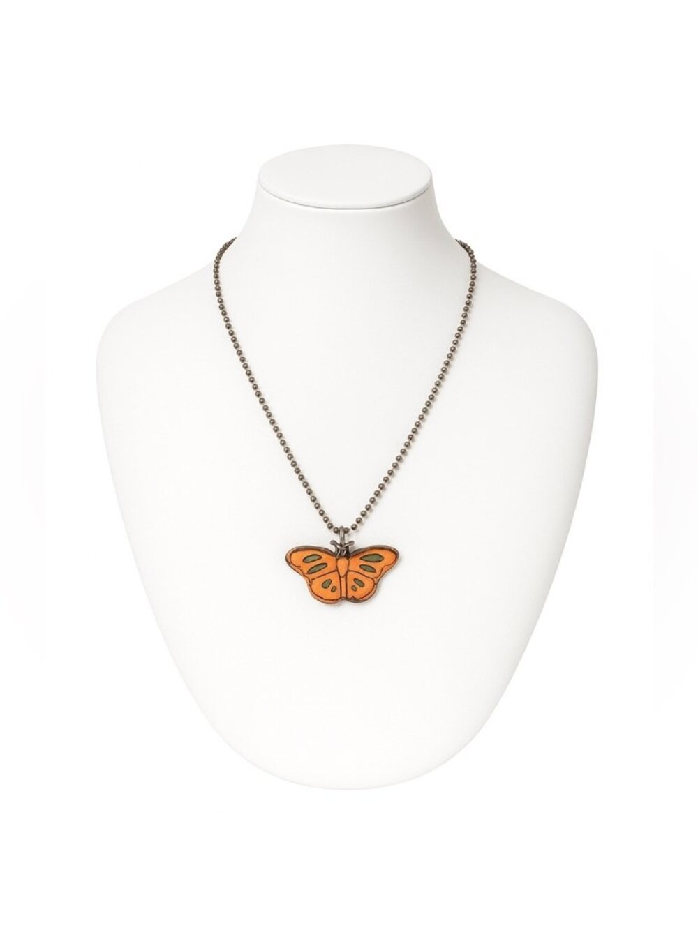Butterfly Moth Pendant Chain Necklace
